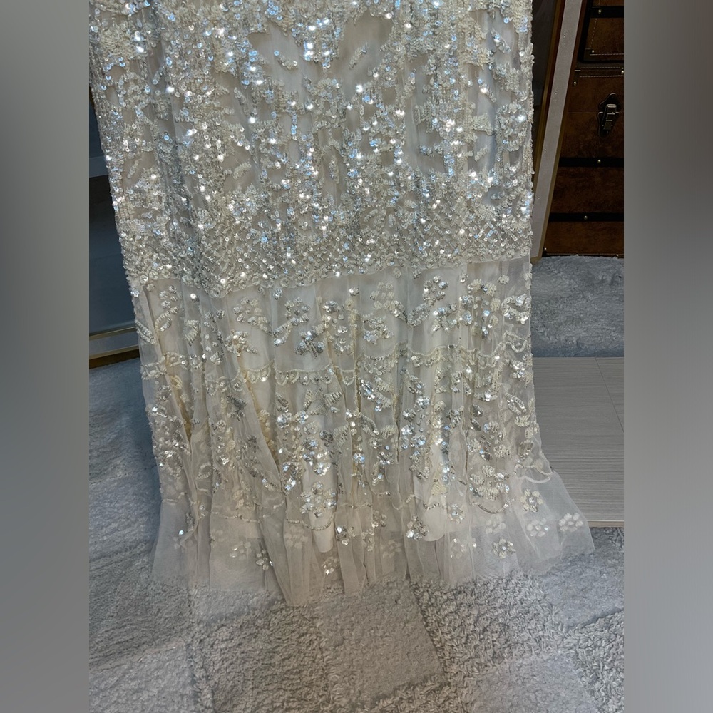 Needle & Thread Cream Lace Maxi Dress - Picture 10 of 10